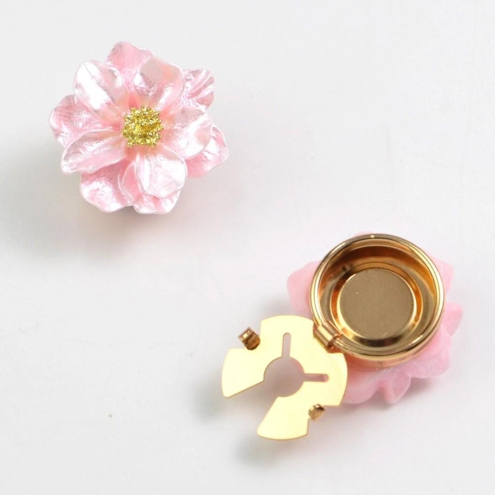 Clothing Decoration Pearl Sleeve Button Clip DIY Clothing Flower Button Covers  Cloth