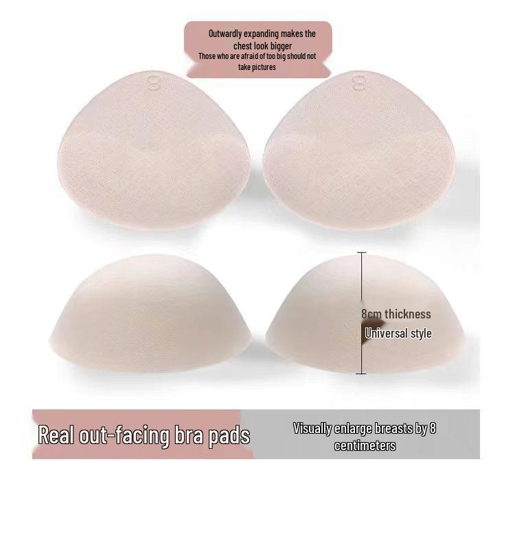 Extra Thick 8cm Breast Pads for Small Chest Enlargement & Waist Support Sportswear
