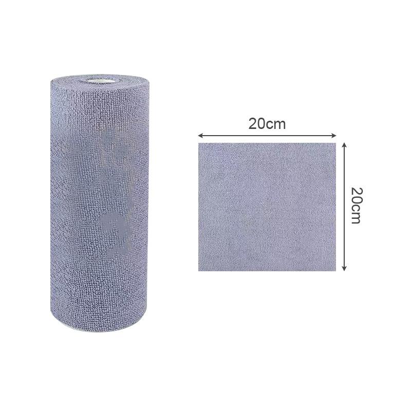 Cleaning Towels Reusable Cleaning Wipe Household Kitchen Cloth Wet Dry Dish Towels Convenient Microfiber Towel Rolls Dish Rags