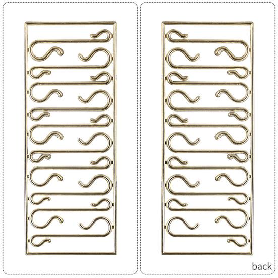 100 Pcs S-Shaped Hooks Christmas Stockings Bells Gifts Hanger Jewelry Photos Hanging Holder for Holiday Tree Decor