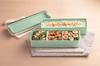 Skater Nutritional Balance Bento Box SSLW9B 2-Tier Silicone Inner Lid 900ml Slim Divider Pastel Green Osaka Public University Collaboration