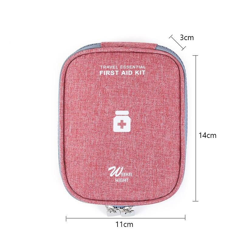 

Портативная сумка для хранения аптечки первой помощи, ткань Оксфорд, сумка для хранения лекарств, ящик для экстренной медицинской помощи для путешествий, сумка для выживания на природе, кемпинга, чехол для таблеток S вино красного