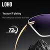 ZEISS Lightweight Titanium Rimless Blue Light Eyeglasses