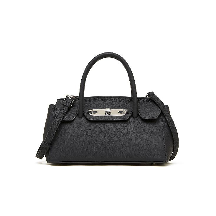 New autumn and winter versatile top-layer cowhide platinum women's bag, genuine leather handbag, fashionable shoulder and crossbody bag for women