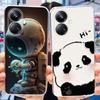 For Realme 10 Pro+ 6.7" RMX3687 Case Cute Cartoon Astronaut Cat Soft Silicon TPU Cover For Realme 10 Pro Plus Bumper Phone Case