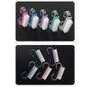 Colorful Soft Nail Cleaning Brushes Dense Bristles Ergonomic Non-Slip Handle for Daily Hand Foot Nail Care