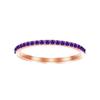 eManco European Zircon Ring: Titanium Steel Women's December Birthstone Rhinestone Finger Ring