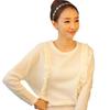 Lady Girl Fashion Sweet Metal Hollow Rose Flower Elastic Hair Band Headband