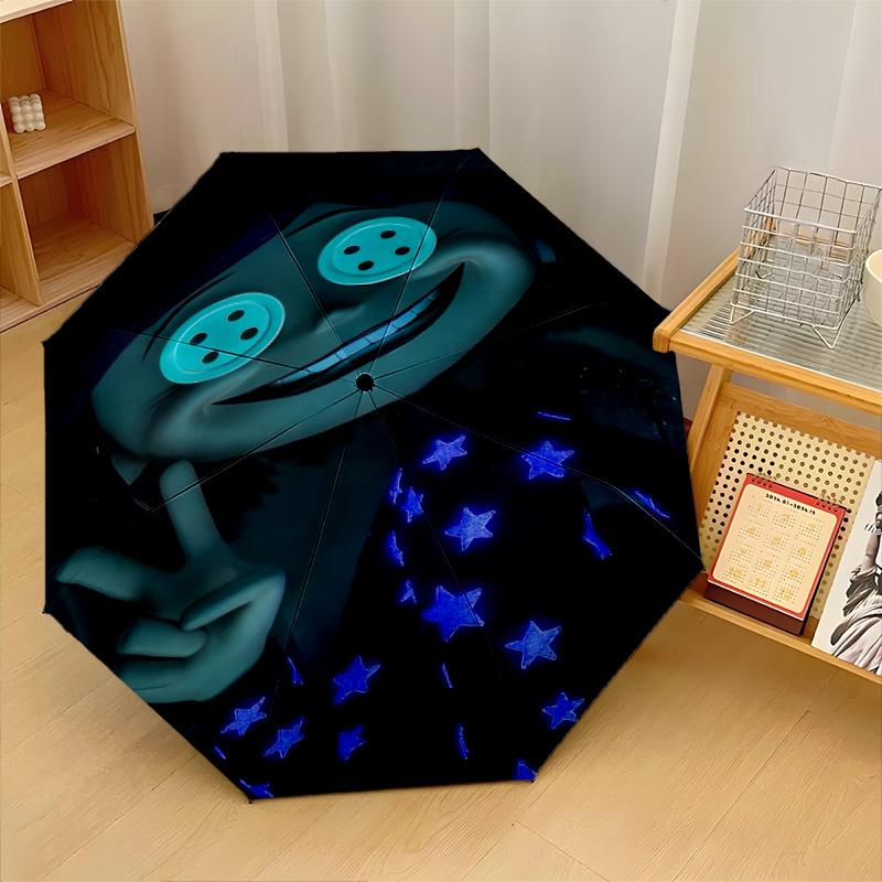 Coraline Other Mother Windproof Auto 8 Rib Folding Umbrella Portable Outdoor Parasol