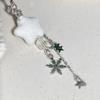 Flocking Snowflake Star Phone Pendant Soft Phone Jewelry Delicate Phone Strap Stylish Phone Decoration for Any Occasion