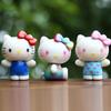 Q Version Rainbow KT Cat Doll Toy - Cultural & Creative Cartoon Blind Box Gift Ornament for Annual Meetings & Activities