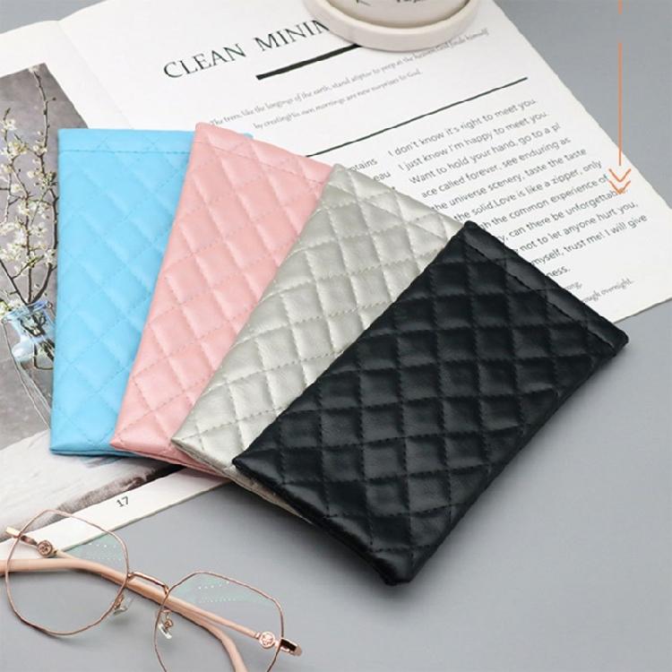 Automatic Closing PU Leather Sunglasses Pouch With Double Compartments Travel Friendly Organizers Bag For Essential