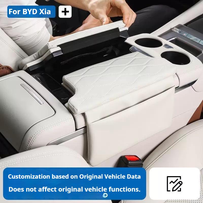For BYD Xia Armrest Box Pad Heightened Memory Foam Elbow Rest All Multifunctional Storage Seasons Universal Anti Scratch Cover