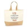 Jute Bag - PLANETEE - A Yann Also Great - Personalized First Name - Made In France - Resistant Natural Jute