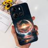 For Tecno Pop 7 BF6  Pop 7 Pro 7PRO BF7 BF7h Case Soft TPU Matte Silicone Bumper Coque Fundas Marble Space Man Dragon Etui Pop7