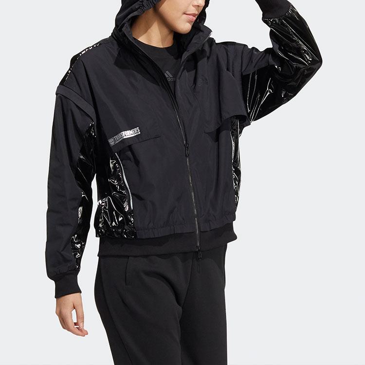 Adidas X Transformers New Year Edition Hooded Zip-Up Jacket Women Jacket Black HM7458