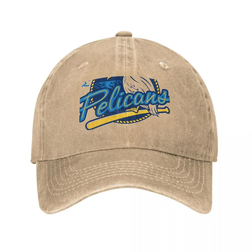 Myrtle Beach Pelicans ClassicCap Baseball Cap GentleUnisex Hat Thermal Visor sailor cap for Unisex derby hat Baseball Unisex Womens