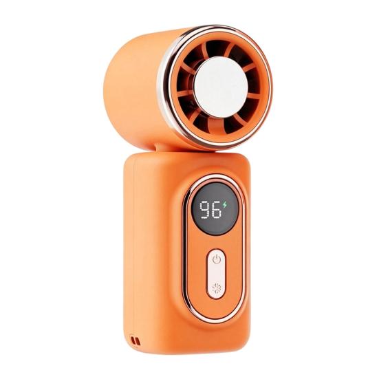 

Portable Clip-on Fan Handheld Mini Fan USB Rechargeable Ice Cooling Personal Fan for Outdoor Office Travel Summer Cooling оранжевый