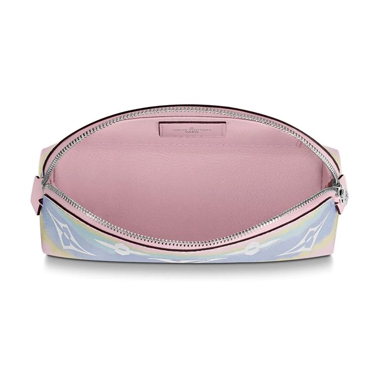 Louis Vuitton Escale Limited Edition Leather Canvas Clutch Pink Gradient Women clutch M69139