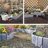 10Pcs Moisture-resistant Corrugated Fence Weatherproof Flower Bed Edging Fence  Garden Decoration