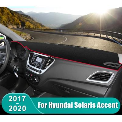 For Hyundai Solaris Accent HC 2017 2018   Car Dashboard Sun Shade Cover Trument Desk Non-slip Mat Accessories