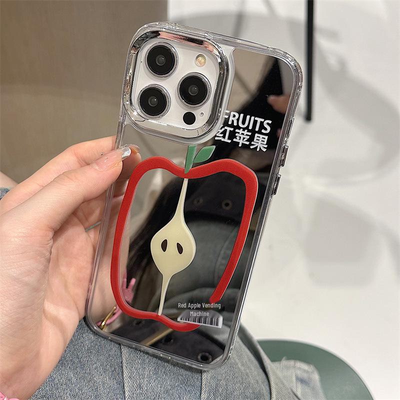 Zhitai iPhone 16 Pro Max Hülle - Kompatibel mit iPhone 15, 14 Pro, Silikon-TPU-Spiegel, passend für Apple XS.