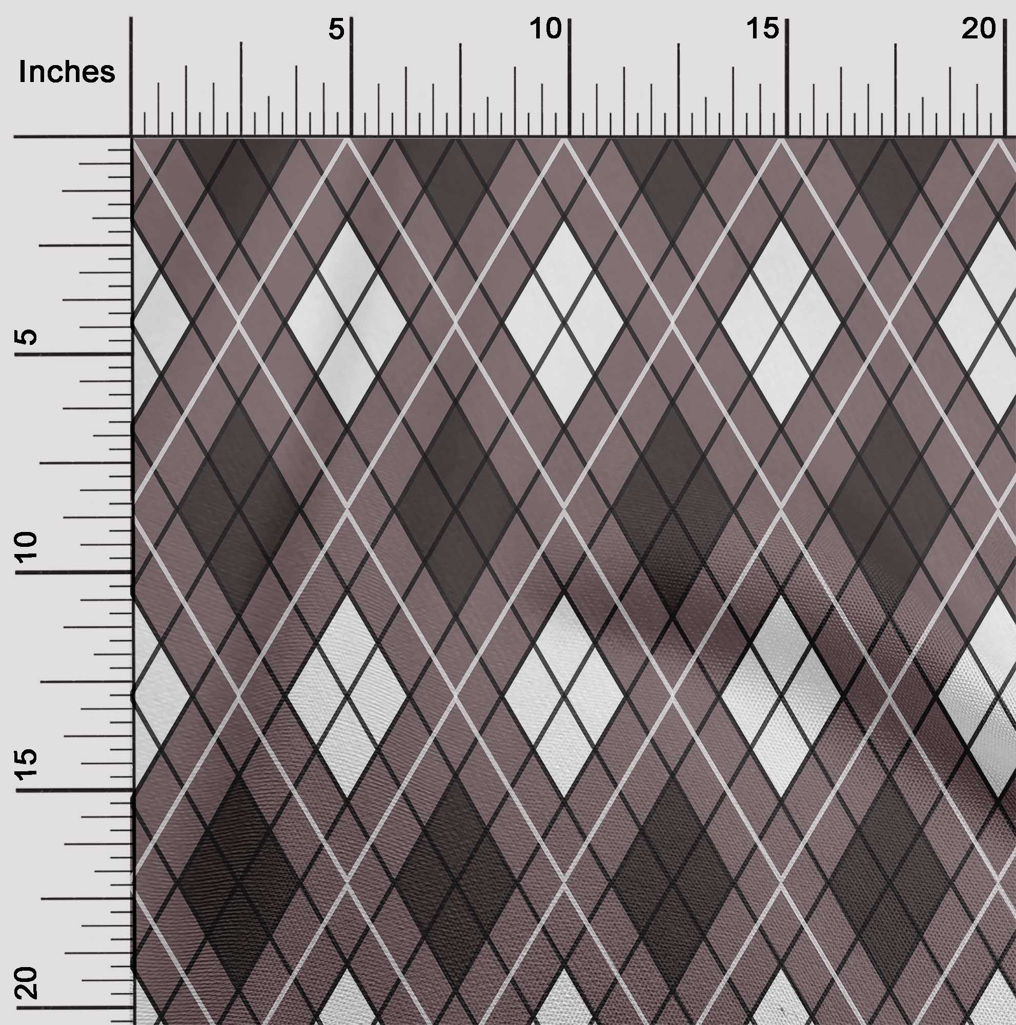 

oneOone Яскраво-червона тканина Cotton Flex Argyle Check для пошиття тканини для рукоділля з принтом у дворі 40 дюймів 42 Inch Wide - Viscose Chiffon коричневий