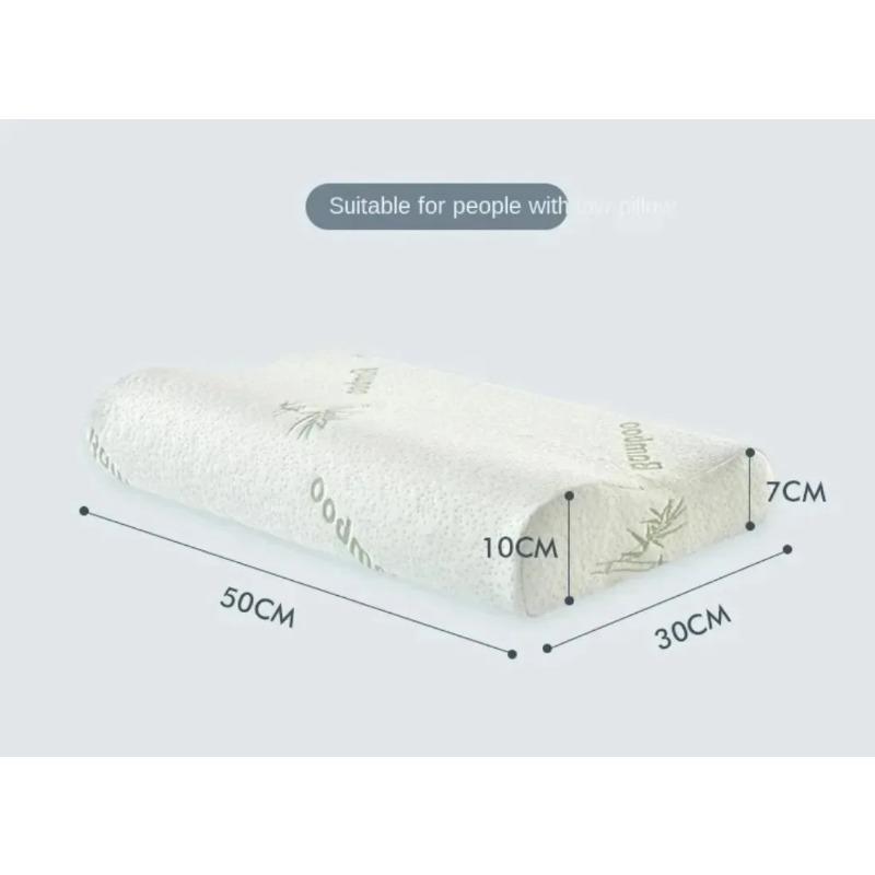 50*30 cm Bambus Faser Kissen Langsam Rebound Gesundheit Pflege Memory Foam Kissen Memory Foam Kissen Orthopädische Kissen Unterstützung NeckRelief