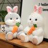 Cute Cute Carrot Little White Rabbit Doll Plush Toy Kitten Doll Girl Company Soothing Doll