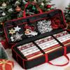 Large Capacity Gift Wrap Storage Bag Zippered Gift Wrap Organizer  Home Organizer