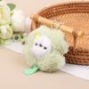 Lucky Four-Leaf Clover Plush Keychain Cute Stuffed Doll Keyring Cartoon Hanging Decoration Bag Pendant Girly Gifts