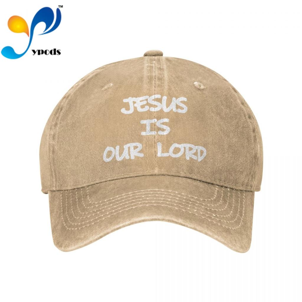Jesus ist unser Herr, Unisex-Baseballkappe, Unisex-Damen-Snapback-Mütze, Papa-Mütze, Sommer-Sonnenkappe für Unisex- und Damen-Hüte