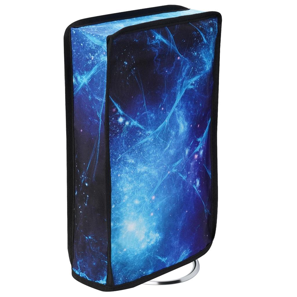 PlayVital Staubschutzhülle Kompatibel mit neuer Version PS5 Slim Disc-Version Muster Nylon Staubschutzhülle Kompatibel mit PS5 Slim Disc-Version Konsole