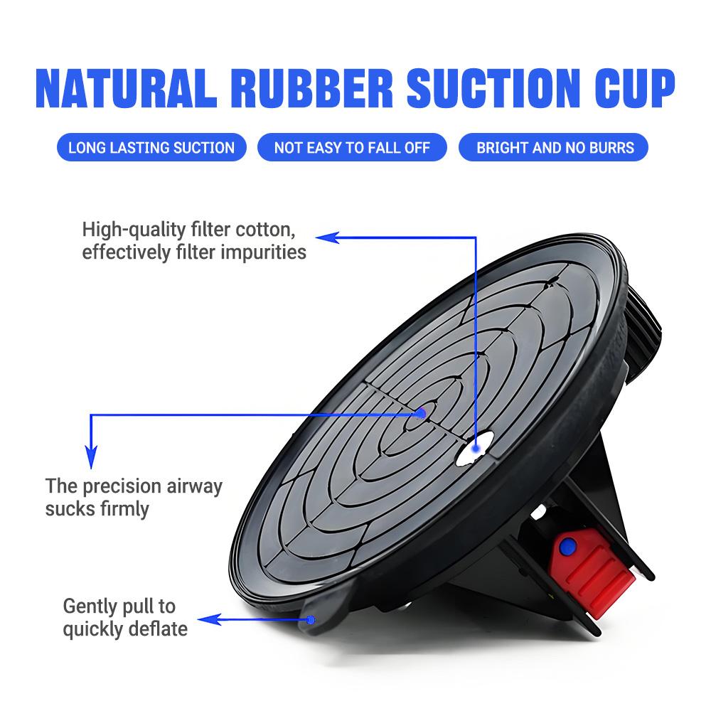 Hot Sale 8Inch Vacuum Suction Cup 200kg Bearing Load Manual Pump For Granite Tile Handling & Glass Lifting In Construction Sites
