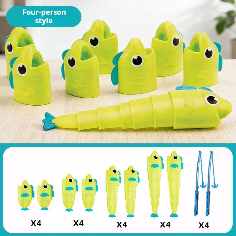 

Fishing Master Extendable Fishing Table for Battle Mini-Games - Educational Puzzle Toy Holiday Game Supplies for Children светло-зеленый