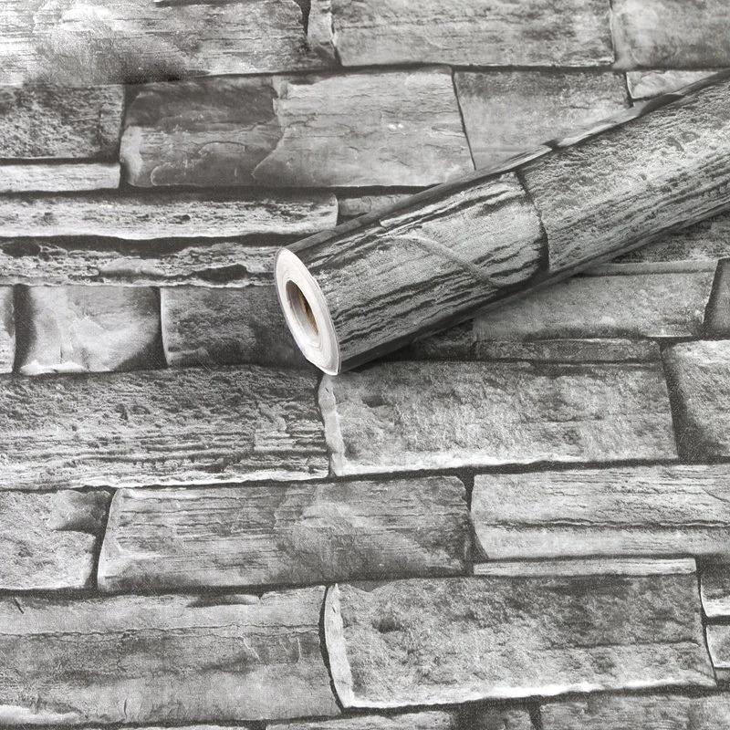 

45см классический кирпичный узор ПВХ водонепроницаемая фоновая наклейка на стену 3D трехмерная самоклеящаяся декоративная наклейка на стену 45cmX1m