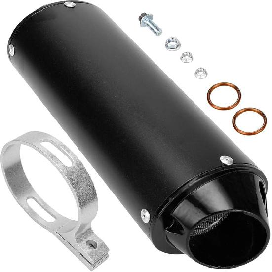 

FVRITO 28Mm 1.1 Inch Exhaust Muffler Silencer Pipe And Clamp Gasket For 50Cc 110 125Cc Coolster Sport-B Taotao Chinese Dirt Pit Bike Venom ATV Quad 4