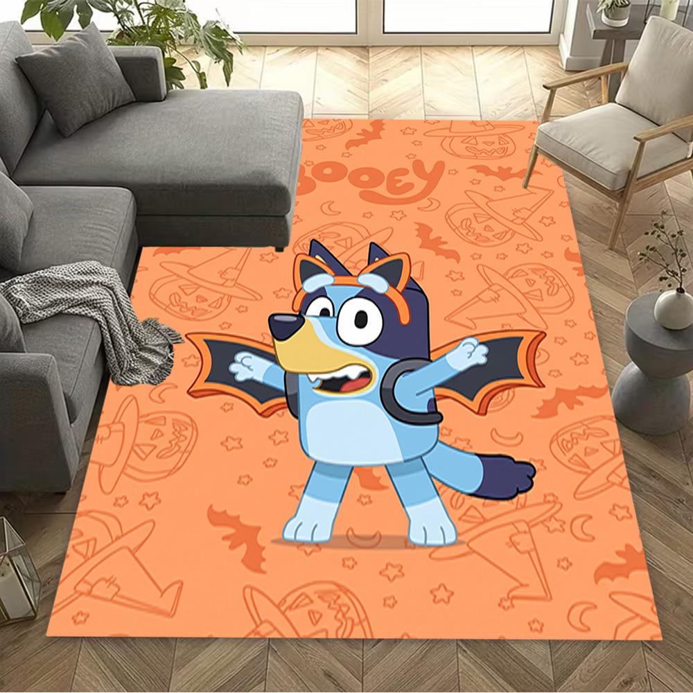 Bluey's Colorful Adventures Floor Rug Office Rug Suitable for Playrooms Study Room Entryway Decorate Room Antislip Carpet Decorate Offices