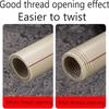 Internal External Pipe Thread Cutting Tool,Electric Drill Compatible PVC Pipe Threader,Plastic Pipes Thread Trimming & Angle Bolt Repair Tools (A)