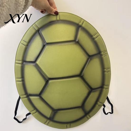 Funny Theme Party Outfit Turtle Shell Costume for Kids, Halloween Ninja Cosplay Accessory, Lightweight Stage Photography Prop EVA Backpack Dress
