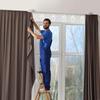 62KD Curtain Installation Set with 50 White Cutain Track Slides Gliders with Folding Hook and 50 S Hook for Home Decors