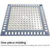 1pc Shower Drain Hair Catcher/Strainer/Cover/Filter/Trap, Bathroom Floor Drain, Stainless Steel and Drain Shield, Square