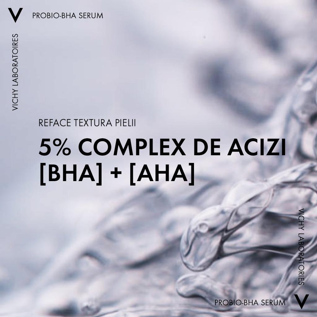 Vichy Normaderm Probio-BHA Anti-Imperfection Serum 30ml for Oily & Acne-Prone Skin, Oil Control, Blemish Treatment, Pore Refining