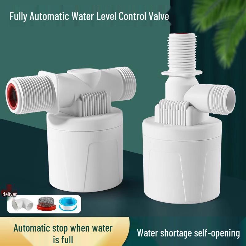 

Automatic Water Level Control Valve with Self-Stop and Float Ball Switch 4-point internal upper inlet - Limited Time Offer