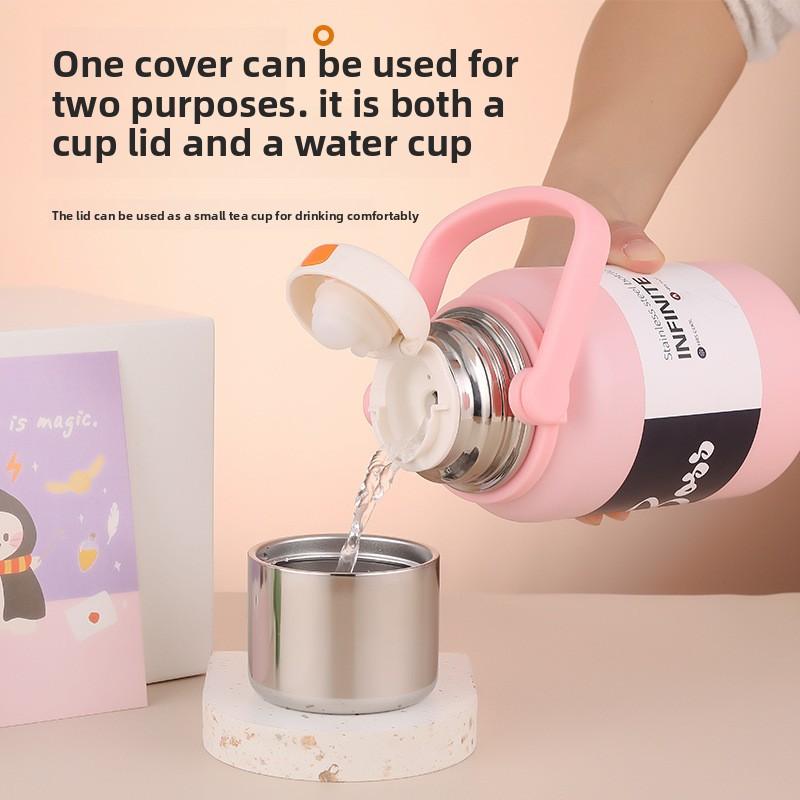 316 Stainless Steel Thermos Cup, High Value, Large Capacity Thermal Insulation Pot, Portable, Outdoor Men and Women Water Cup