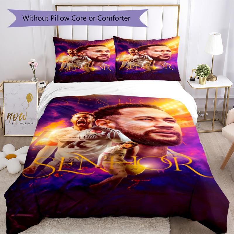 Neymar Colors Neon Art Duvet Cover Set Perfect For Bedrooms Machine Washable Christmas Gift