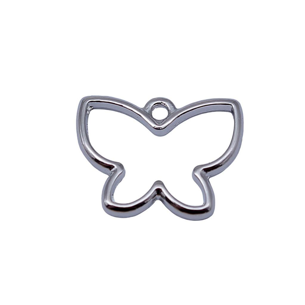 Butterfly Charms Simple Pendants For Minimalist DIY Jewelry Making