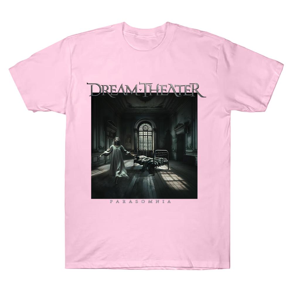 Dream Theater Parasomnia T-shirts Men's T-Shirt Cotton Short Sleeve Tee Hip Hop Vintage Band Tees Y2k Streetwear Unisex