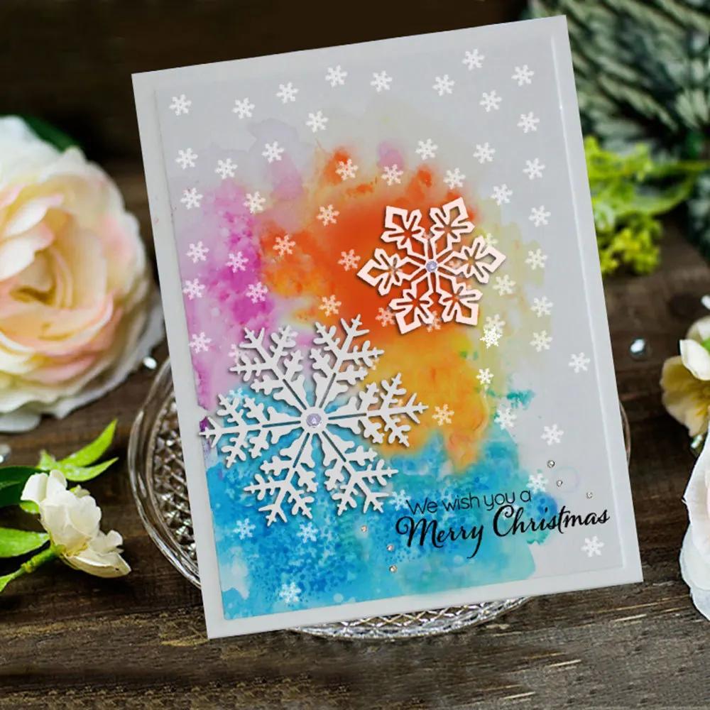 4pcs Christmas Snowflake Cutting Dies Ncraft DIY Metal Embossing Die Carbon Steel Paper Card Template