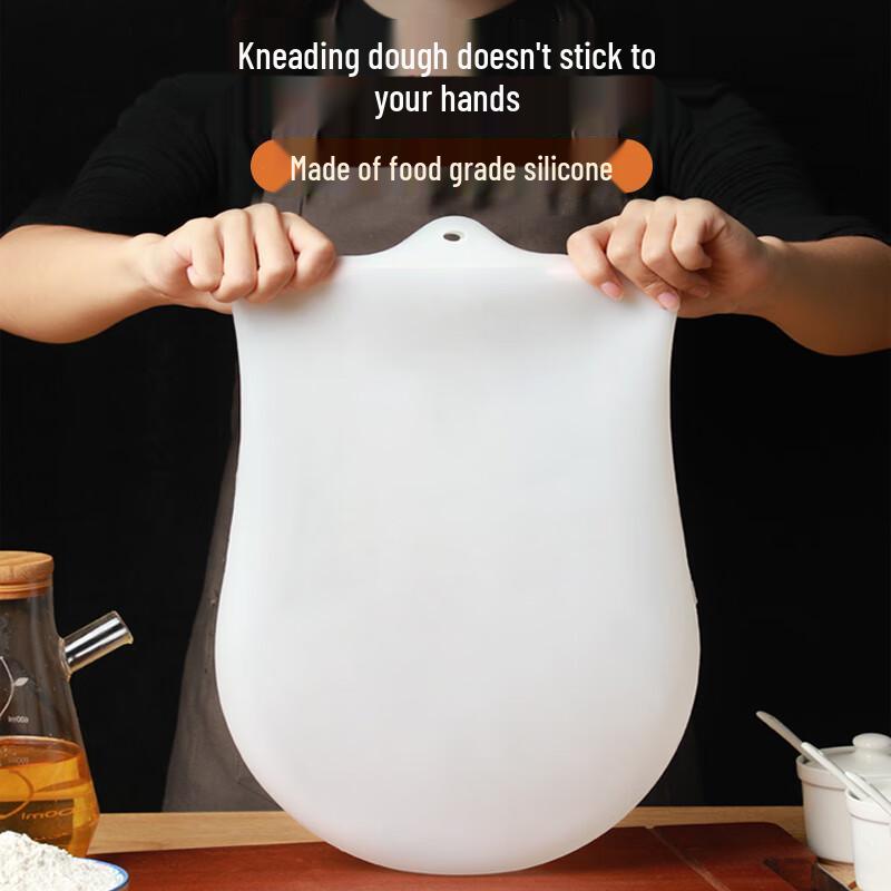 Lebensmittelechter Silikon-Teigknetbeutel (2er-Pack)